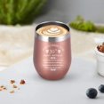 thumbnail image 4 of Inspiration 1992 30th Birthday Gift for Woman Man Wife Sister 12 Ounce Double Wall Insulted Rose Gold Stainless Steel Wine Tumbler 30 Years Old Birthday Present, 4 of 6