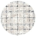 thumbnail image 3 of SAFAVIEH Fontana Daria Geometric Shag Area Rug, Grey/Ivory, 3' x 5', 3 of 6