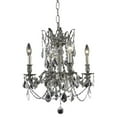 thumbnail image 1 of Elegant Lighting Rosalia 17" 4 Light Royal Crystal Chandelier, 1 of 2
