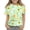 #A35-Green, variant on Abcomgle Girls Top 10-12 Crewneck Vintage Sunflower Print Toddler T-Shirt Summer Short Sleeve Girls Shirts Fashion Cotton Tops