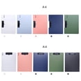 thumbnail image 4 of Clearance Sale! 1PC Folding Clipboard, Foldable Document Holder with Pen Holder & Clip, Plastic, for Office & Home, (32x23.5cm, Black), 4 of 8