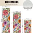 thumbnail image 4 of Pioneer Flower Floral Print Pattern Kitchen Rugs Sets Of 3,Kitchen Runner Rugs Non Skid Washable,Decorative Kitchen Floor Mats for Kitchen,Sink,Laundry,17"x30"+ 17"x47" + 17"x59", 4 of 6