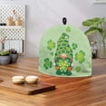 thumbnail image 3 of HELLHERO Clover Pattern Design Teapot Dust Cover Creative Waterproof Polyester Canvas Keep Clean Teapot Protective, 3 of 7
