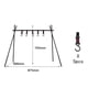 thumbnail image 2 of Estante de camping ShineTrip Estante para tienda al aire libre Camping Aleación de aluminio Estante ligero Triángulos portátiles Perchero plegable Perchero de viaje, 2 of 7