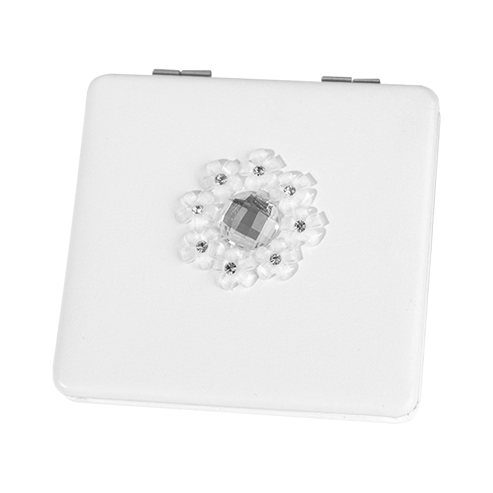 Mini Mirror Makeup Mirror Mini Daisy Double Fold Makeup Mirror for Women