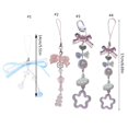 thumbnail image 3 of Bowknot Heart Phone Straps Keychain Crystal Star Bear Chain Phone Lanyard Chain AntiLost Keychain Y2K Handbag Decor, 3 of 4