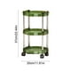thumbnail image 3 of Estantería con ruedas ZJT250120102 | Carrito de 3 niveles con ruedas | Organizador de plástico para café o café verde, ideal para refrigerios, maquillaje, baño, dormitorio y sala de estar, 3 of 5