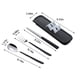 thumbnail image 3 of Juego portátil de cubiertos - tenedor, cuchara, palillos con estuche de acero inoxidable - Utensilios reutilizables para acampar para comer, trabajar, viajar - fáciles de limpiar, pulidor de, 3 of 7