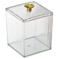 thumbnail image 1 of Contenant pour Cotons-Tiges Boules de Coton Organiseur de Cotons-Tiges pour Bureau Commode, 1 of 8