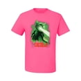 thumbnail image 2 of Catzilla Parody Taking Over City | Mens Cat Lover Graphic T-Shirt, Neon Pink, X-Large, 2 of 3
