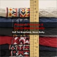 thumbnail image 5 of Adult Knitted Slipper Socks with Non-Slip Grips, Cozy Warm Fuzzy Winter Fluffy Sleep Socks for Women and Men, 5 of 7