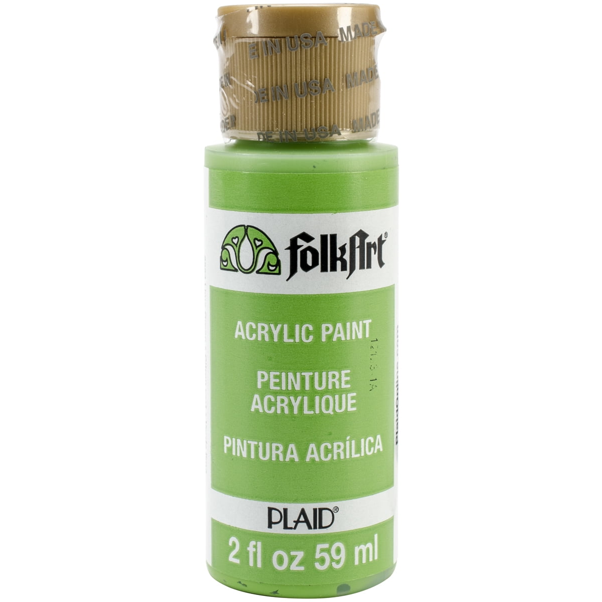 FolkArt Lime Green Acrylic Paint, 2 Fl. Oz.
