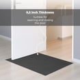 thumbnail image 4 of 100% Cotton Non Slip Bath Mats for Bathroom, 17x24 inch Soft Absorbent Quick Dry Machine Washable Floor Bath Mat, Dark Gray, 4 of 7