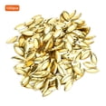 thumbnail image 4 of 1000 piezas de latón con forma de cebo de doble agujero, suministros de ropa de boda con lentejuelas (dorado 7x15mm), 4 of 8