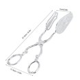 thumbnail image 2 of Cake Clamp Arabic Vintage Style Bread Tongs, Vegetable Clips Buffet Clamps Zinc Alloy Barbecue Salad Serving Tongs for Kitchen Home Cake Baking, 2 of 9