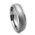 thumbnail image 2 of Men Women 6MM Comfort Fit Titanium Wedding Band Brushed Domed Ring (Size 7 to 14), 2 of 3