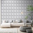 thumbnail image 2 of World of Wallpaper - Papel Tapiz Texturizado Diseño Mármol de Efecto Madera (Gris Claro), 2 of 5