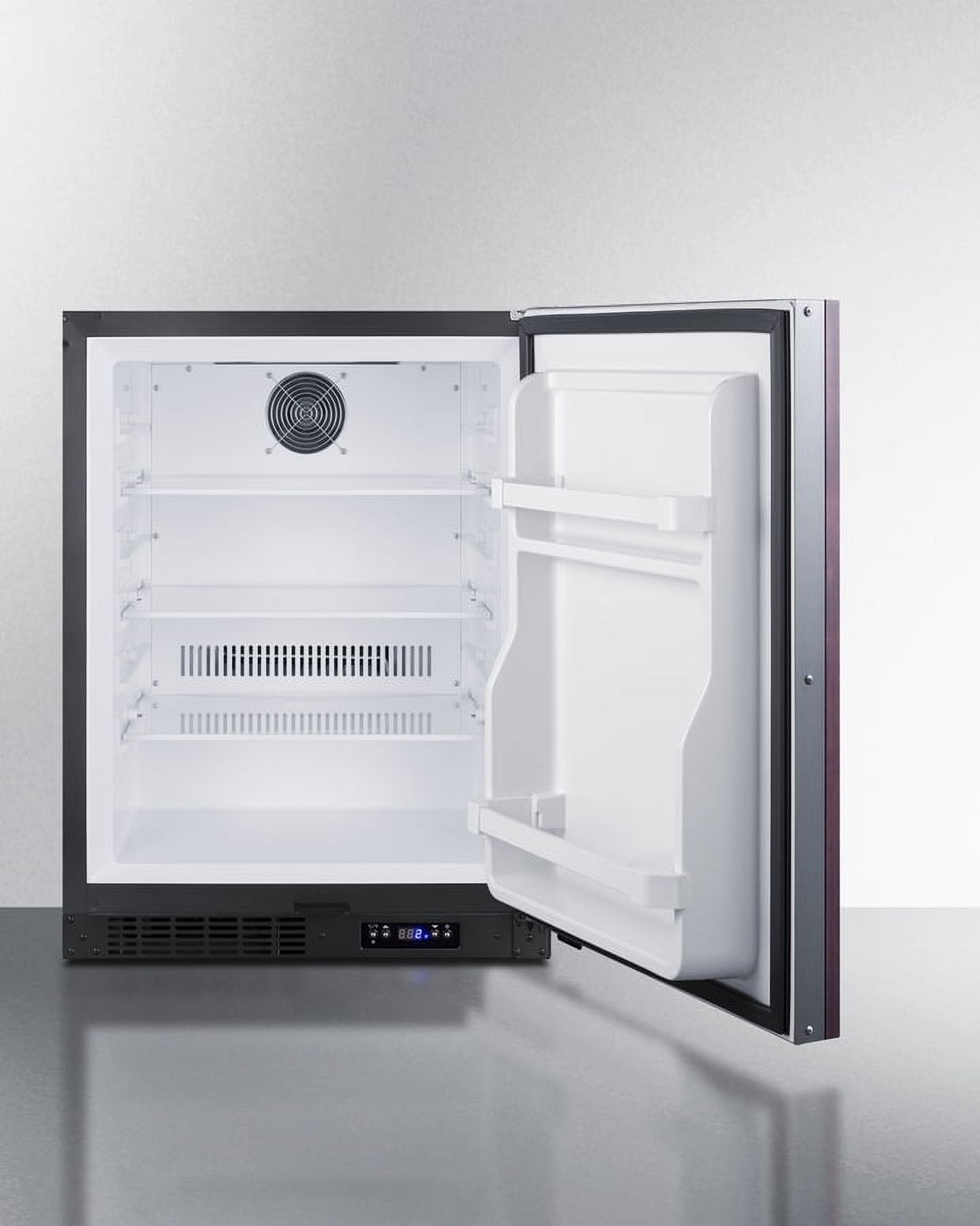 Summit Al55 24 Inches Wide 4.2 Cu. Ft. Ada Compliant Compact Refrigerator - Panel Ready