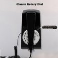 thumbnail image 3 of Teléfono de pared con cable Artisam, vintage, disco rotatorio, rellamada, 3 of 7