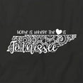 thumbnail image 2 of Home Is Where The Heart Is - Tennessee T-Shirt | White Tee Gift, 2 of 5
