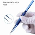 thumbnail image 7 of 2PCS Titanium Alloy Tweezers Professional Repair Fingerprint Fly Line Phone Motherboard Antimagnetic Electronics Forceps, 7 of 7