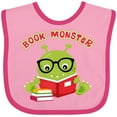 thumbnail image 3 of Inktastic Book Monster Boy Boys or Girls Baby Bib, 3 of 4