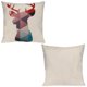 thumbnail image 4 of Transpirable, decoración para sofá y automóvil, sin relleno, estilo n.° 2, funda de almohada de lino para el hogar y la oficina, 4 of 8