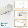 thumbnail image 6 of MCombo Patio Window Awnings 65''x80'', Fully Assembled Manual Retractable Sunshade Canopy for Windows & Doors, 4112(Beige), 6 of 9
