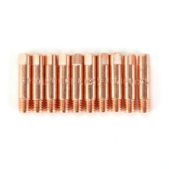 Hyper Tough 10-Pack 0.035 in. MIG Welding Contact Tips, Copper Material