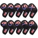 thumbnail image 5 of Cubierta de cabeza de hierros de golf shamjiam 10x PU cuero Sticky 4-9 P A S x hombres regalo Blanco, 5 of 9