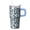 Texture-347, variant on Double Wall 20oz Geometric Pattern Insulated Tumbler, Stainless Steel Travel Coffee Mug with Handle Leak Proof with Straw