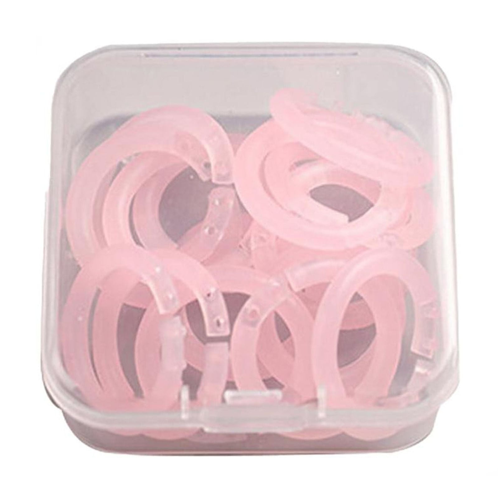 WHEANG 20/100 Pieces Plastic Rings Plastic Loose Leaf Rings Multi Color Plastic Book Rings Flexible for Cards Document Stack and Swatches Organization School Home Or Use，5 Color (15 Mm)