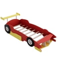 thumbnail image 5 of Twin Size Race Car-Shaped Platform Bed with Wheels, 5 of 19