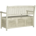 thumbnail image 5 of Safavieh Brisbane Indoor/Outdoor Modern Storage Bench, 5 of 6