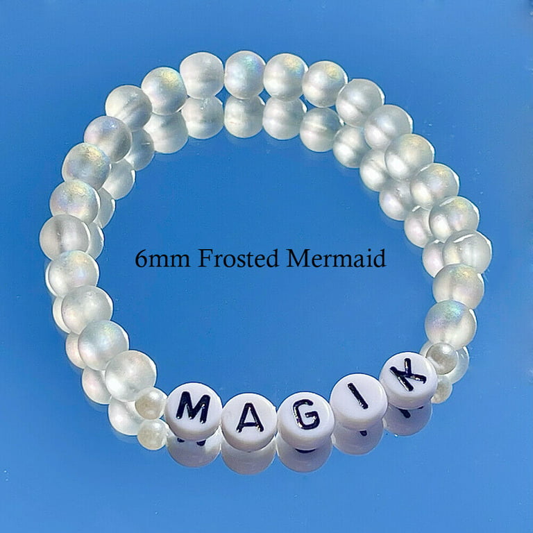 Mermaid Beads Bracelet, Mixed Beads Pearls Mermaid