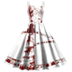 thumbnail image 2 of Vestido informal sin mangas con estampado sangriento de Halloween para mujer, vestido sexy para fiesta, trabajo, estilo gótico, con cuello redondo, 2 of 5