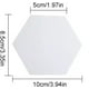 thumbnail image 2 of 24 pz Adhesivo De Pared Decorativo 3d HappyWare Acabado Espejo Plata 100148, 2 of 5