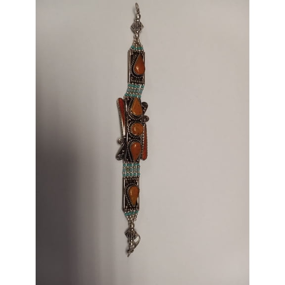 Beautiful MultiColor Real Stone Tibetan Bracelet