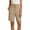 Khaki, variant on Only Moment Womens Shorts Blended Fabric High Waisted Work Travel Pants with Pockets Stretchy Business Casual Slacks Yoga Shorts with Pockets for Wowomen Purple,S