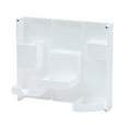 thumbnail image 1 of tredstone Pencil Case Foldable Cosmetics Storage Box Plastic Desktop Stationery Container Holder, White, 1 of 9