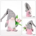 thumbnail image 3 of Tulip Dwarf Elf Plush Stuffed Faceless Doll Spring Flower Gnome Valentine Doll Ornaments Valentine's Day Wedding Mother's Day Birthday Tulip Gnome Doll Gift, 3 of 3