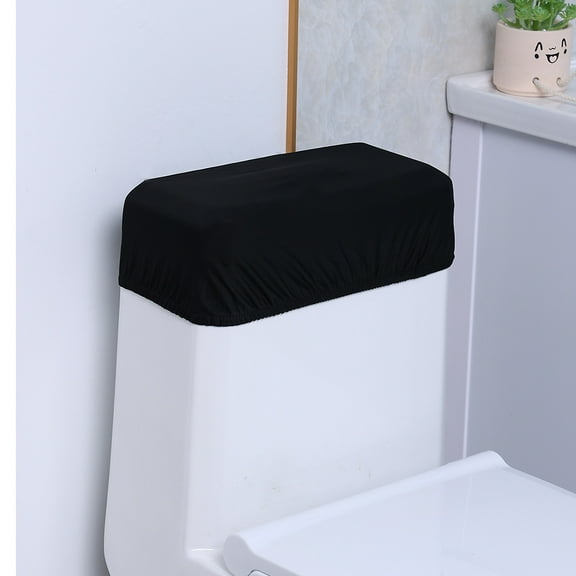 Universal Black Toilet Tank Lid Cover Replacement, Washable Bathroom Decor, Toilet Seat Lid Covers, Toilet Tank Cover Accessories