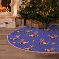 thumbnail image 5 of Bingfone Christmas Tree Skirt Mat Christmas Decoration Interior 48" -Labrador Retriever Dog, 5 of 6