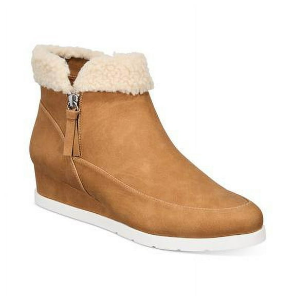 Style Co Danniee Wedge Booties Tan 5.5M