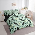 thumbnail image 2 of Erosebridal Black Crow 7-Piece Twin Bedding Sets,Cute Daisy Rustic Flower Bedding Comforter Set For Boys Teens,Reversible, 2 of 7