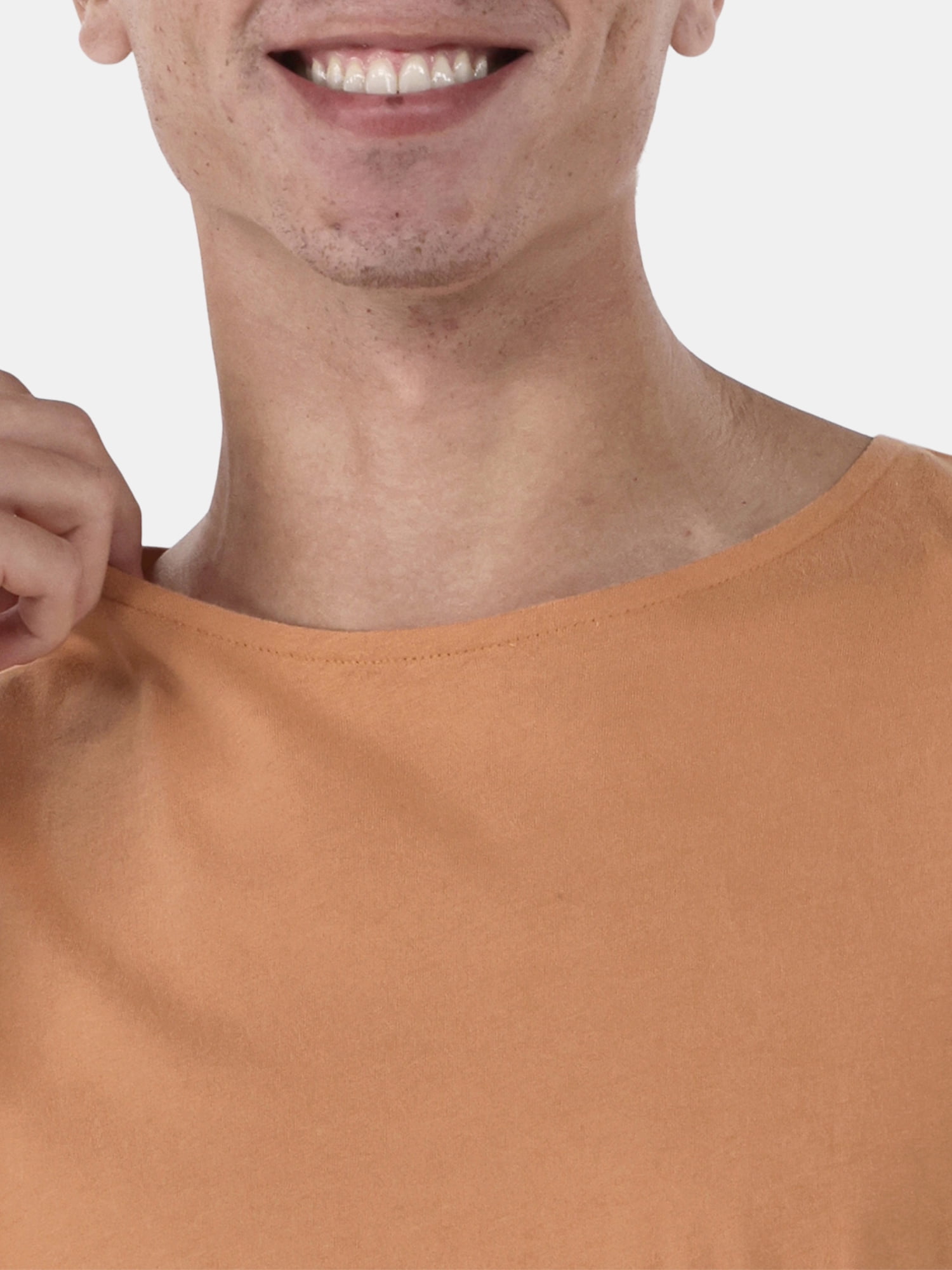 No Boundaries Men's & Big Men's Longline Curved Hem Elongated Tee Shirt, 2-Pack, Sizes XS-5XL