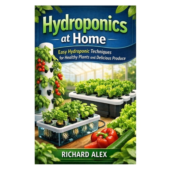 Hydroponics at Home: Easy Hydroponic Techniques for Healthy Plants and Delicious Produce, (Paperback)