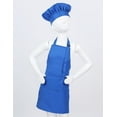 thumbnail image 3 of Venjoe Unisex Kids Bys Girls Kitchen/Baking/Cooking Training/Painting Adjustable Bib Apron with Chef Blue S, 3 of 7