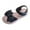 style 02-Black, variant on PEASKJP Toddler Little Big Kid Girls Open-Toe Anti Slip Fisherman Sandals Casual Beach Sandals Shoes Beige 36