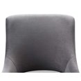 thumbnail image 5 of TOV Furniture Beatrix Modern Upholstered Home Office Swivel Chair Gray, 5 of 5
